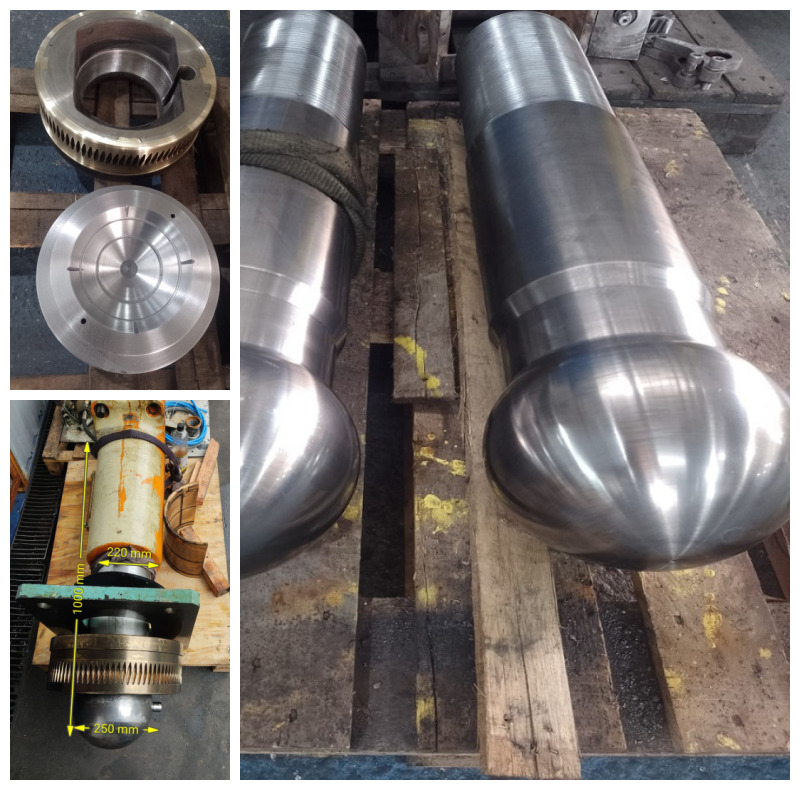 MANUTENÇÃO EM PRENSA RECUPERAÇÃO EM PINO ESFERICO.JPG